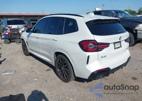 2023 BMW X3 Sdrive30I из США, поврежденный, VIN 5UX43DP08P9P16445